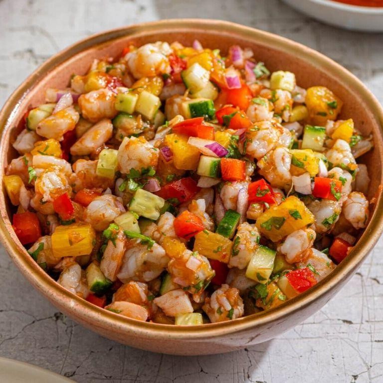 Pineapple and Shrimp Ceviche
