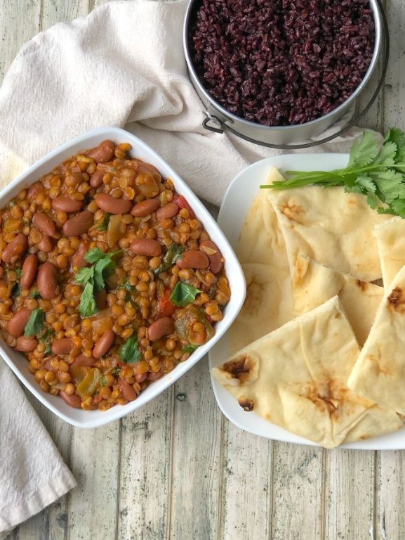 Pink Bean and Lentil Curry