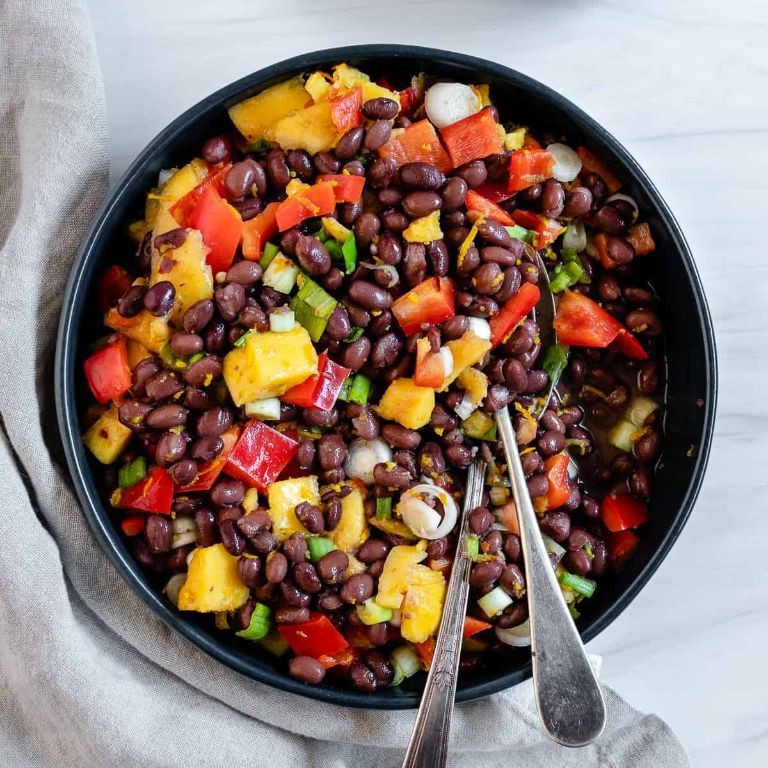 Pink Bean and Mango Salad