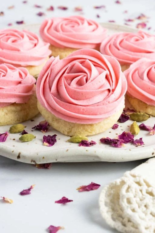 Pink Chai Spice Cupcakes with Cardamom Frosting