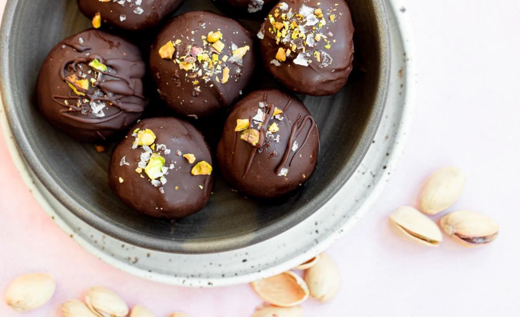 Pistachio Date Truffles