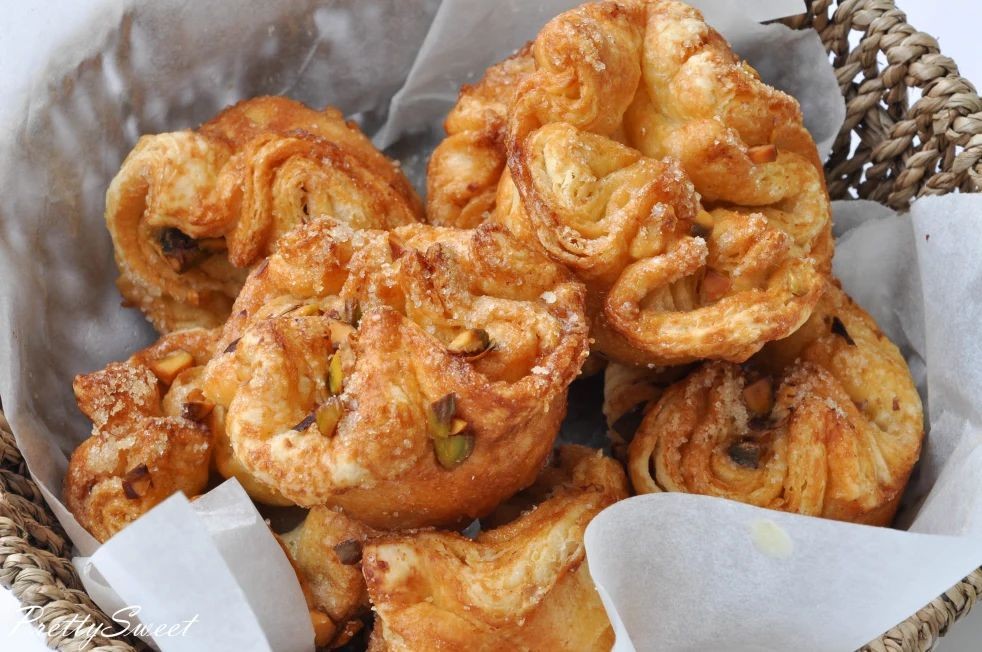 Pistachio Rosewater Kouign-Amann