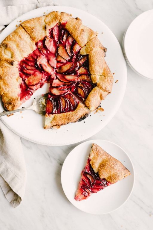 Plum and Cardamom Galette