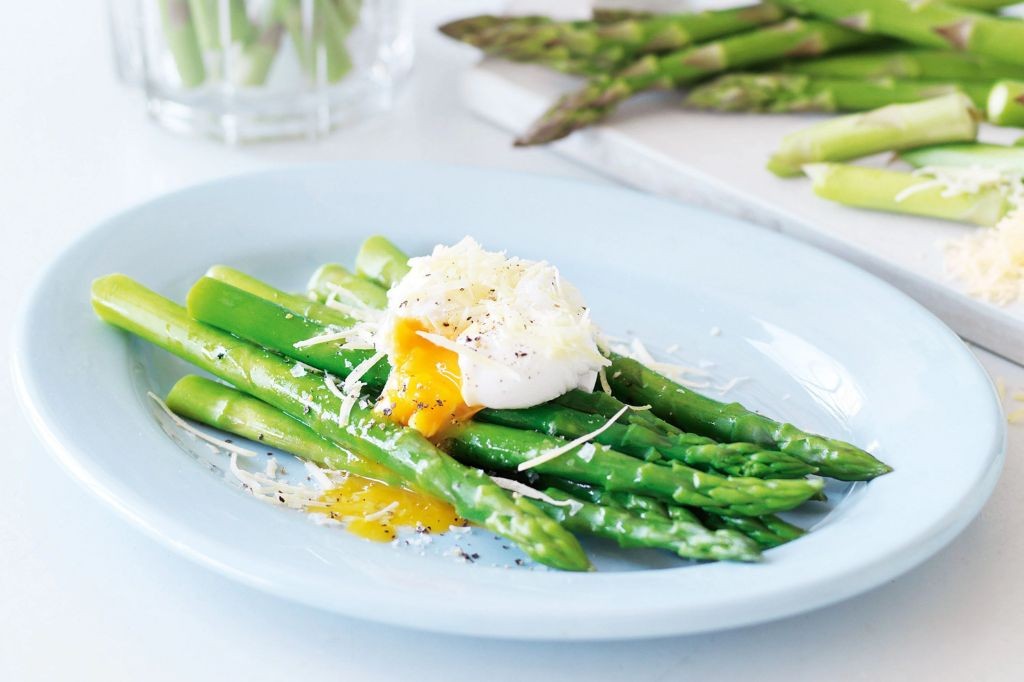 Poached Eggs with Asparagus