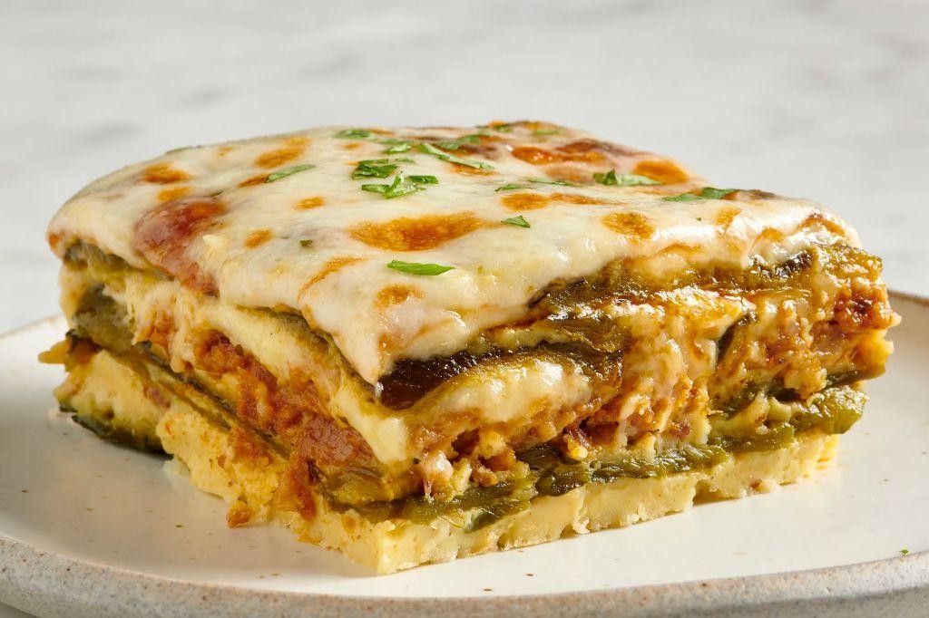 Poblano Pepper Chili Relleno Casserole