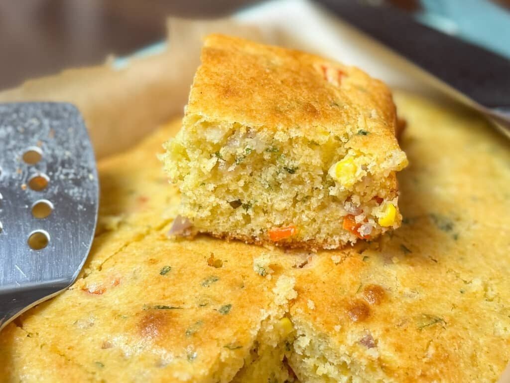 Poblano Pepper and Cotija Mexican Cornbread