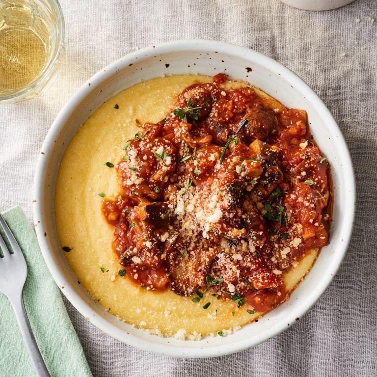 Polenta with Mushroom Ragù