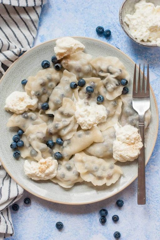 Polish Blueberry Pierogi