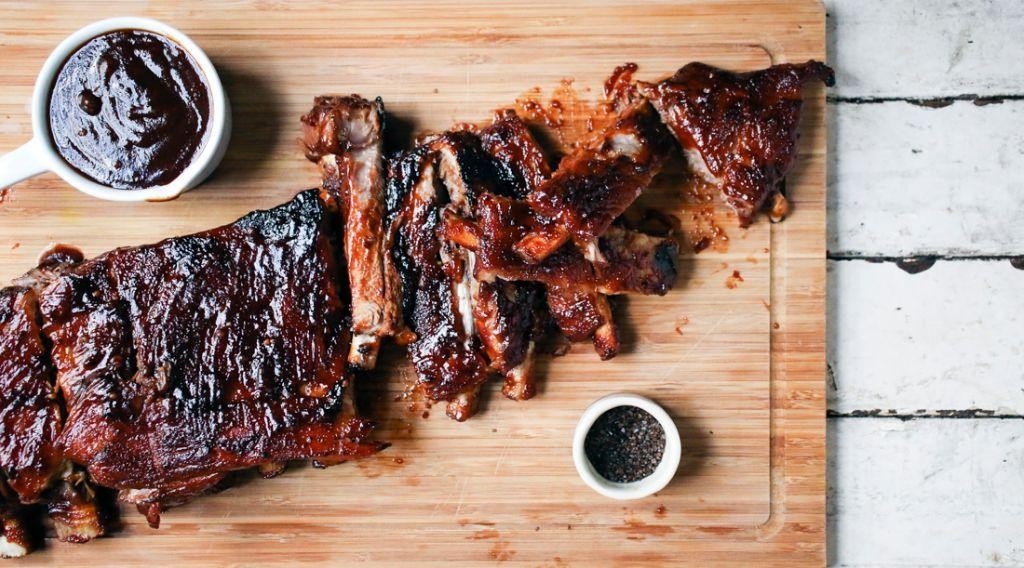 Pomegranate Molasses BBQ Ribs