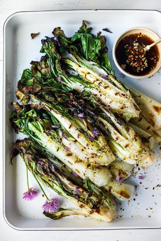 Ponzu Steamed Bok Choy