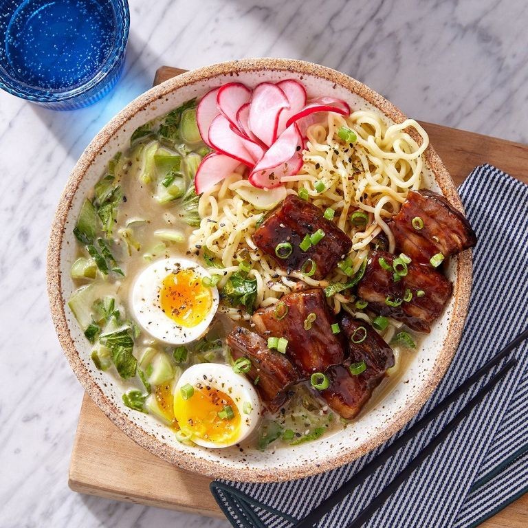 Pork Belly Ramen with Soft-Boiled Eggs