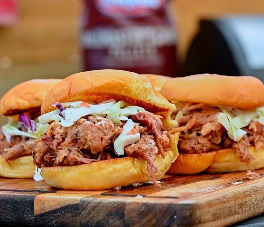 Pork Cushion Sliders with Coleslaw
