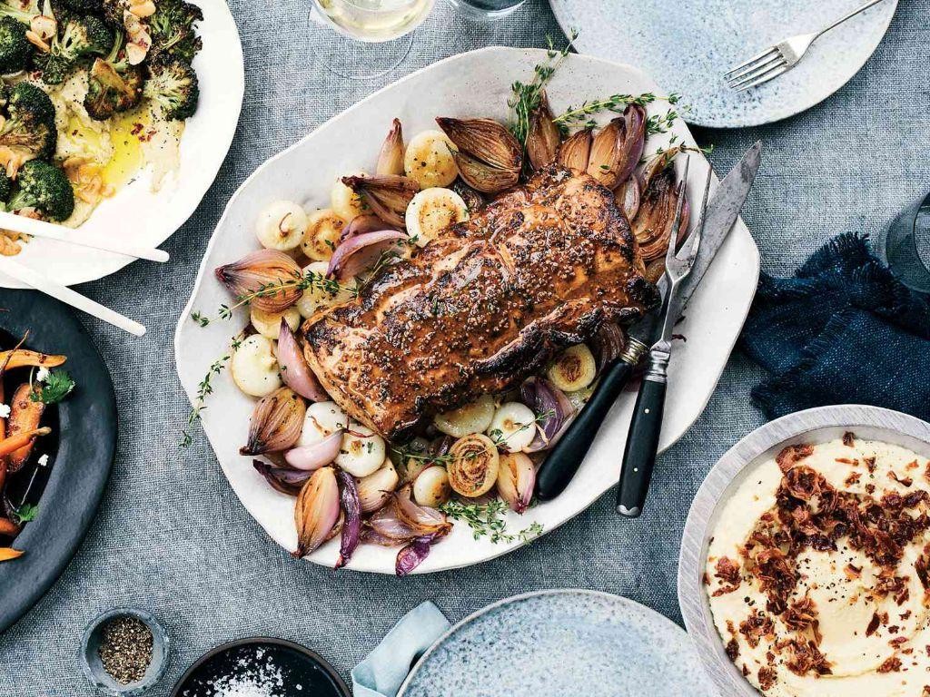 Pork Loin with Caramelized Onions
