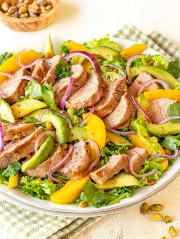 Pork and Avocado Salad