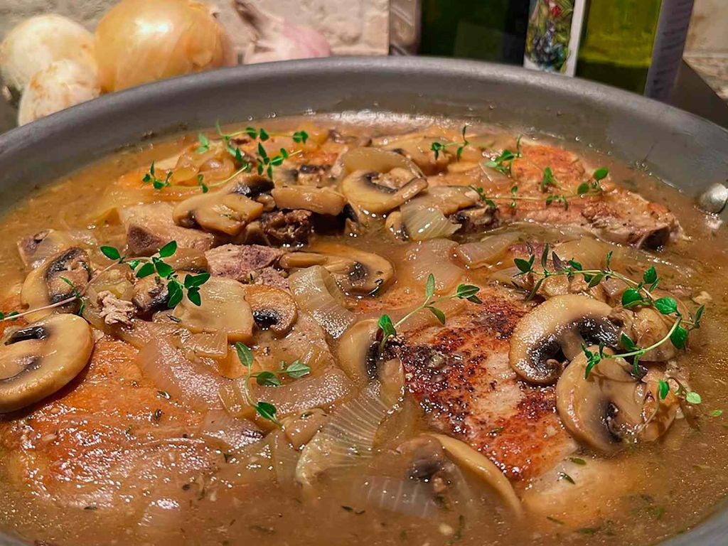 Pork and Mushroom Skillet