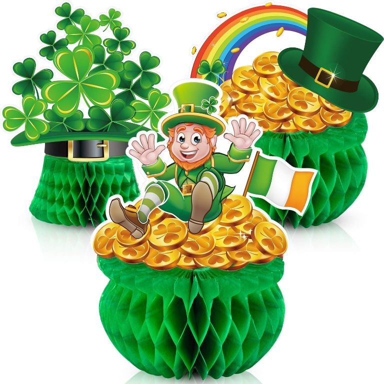 Pot of Gold Irish Trash Can