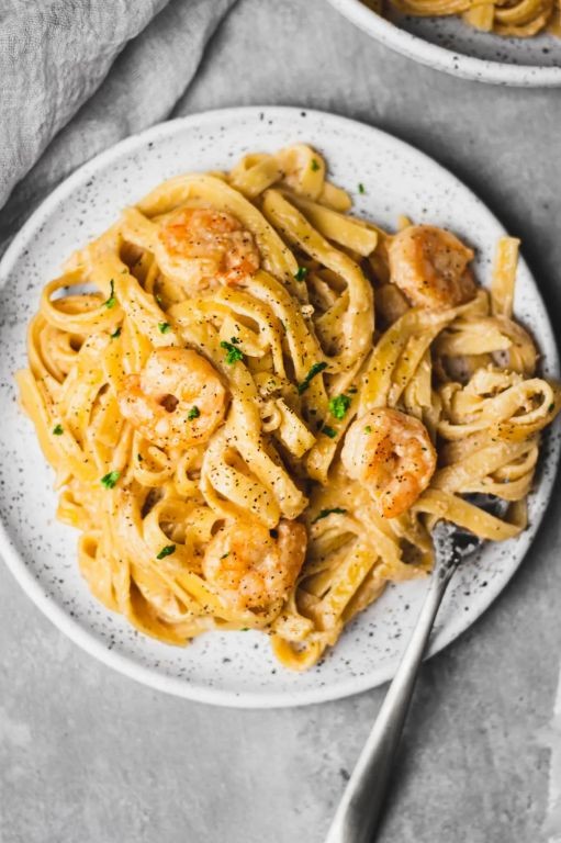 Prego Garlic Butter Shrimp Pasta