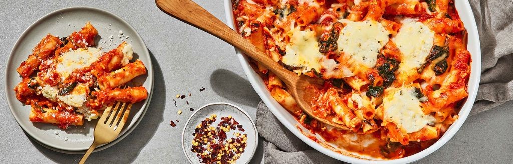 Prego Three-Cheese Baked Rigatoni