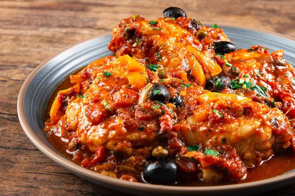 Pressure Cooker Chicken Cacciatore