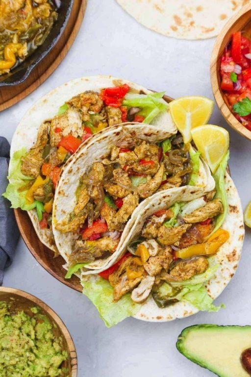 Pressure Cooker Chicken Fajitas