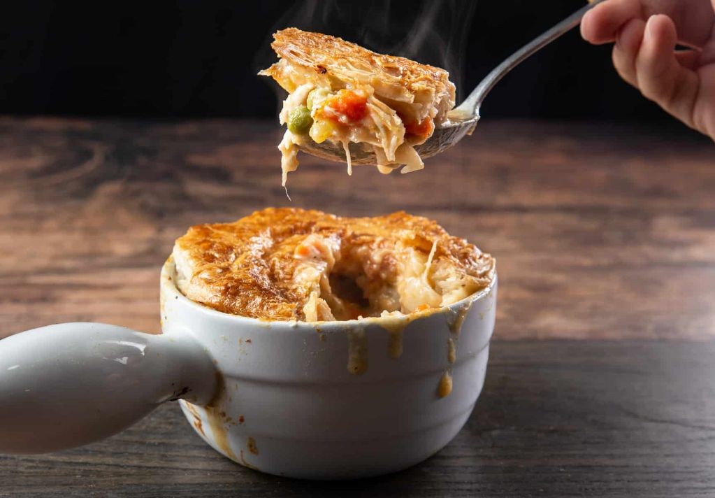 Pressure Cooker Chicken Pot Pie Filling