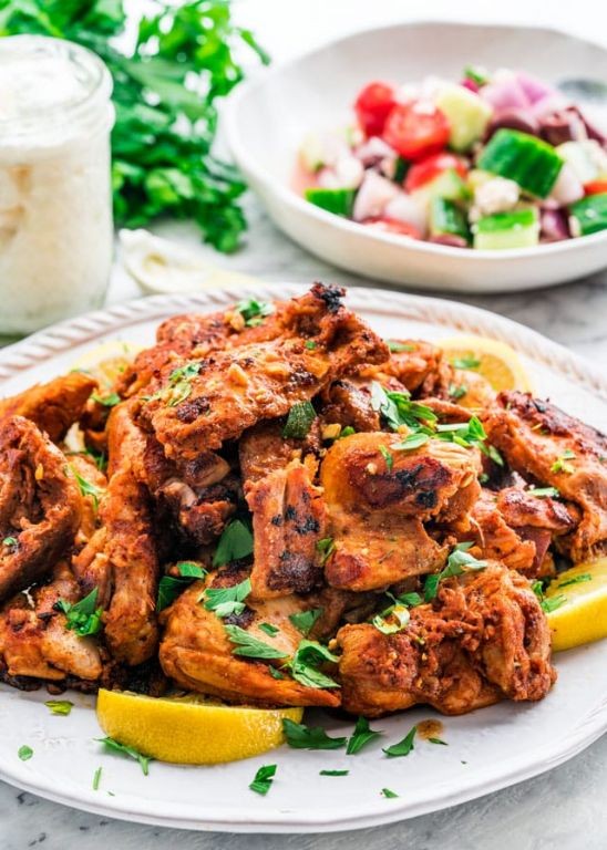 Pressure Cooker Chicken Shawarma