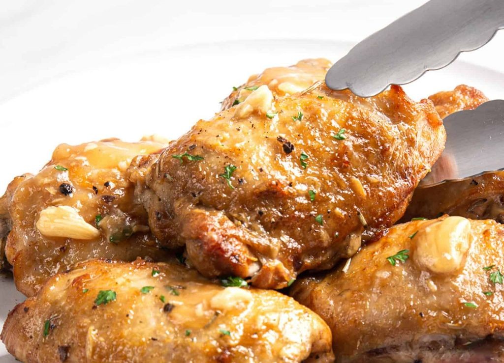 Pressure Cooker Garlic Butter Chicken Thighs