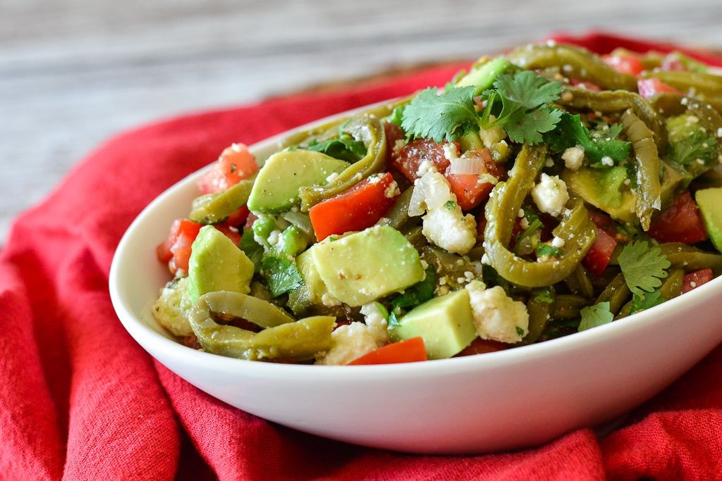 Prickly Pear Cactus Salad