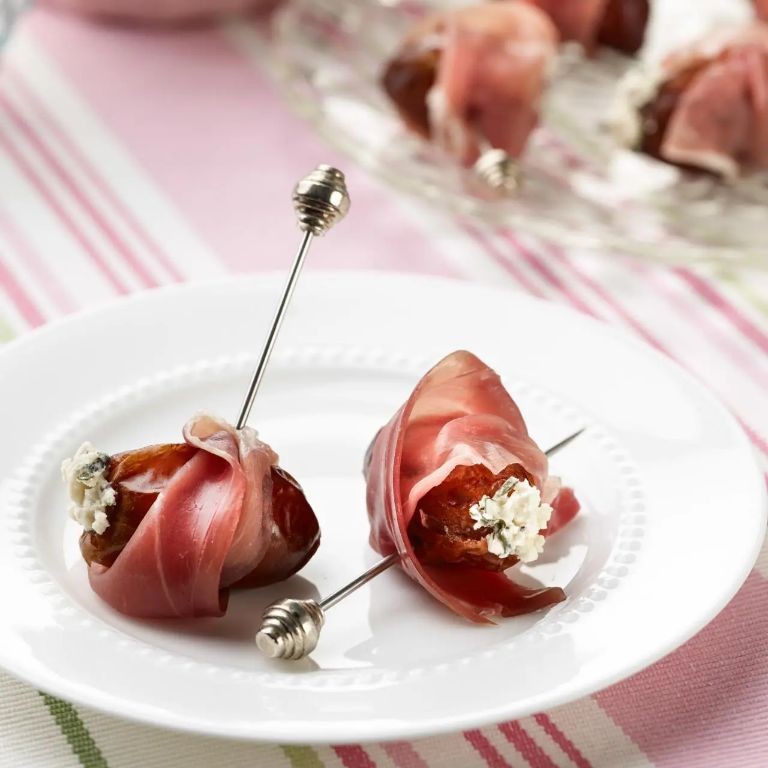 Prosciutto and Mascarpone Stuffed Dates