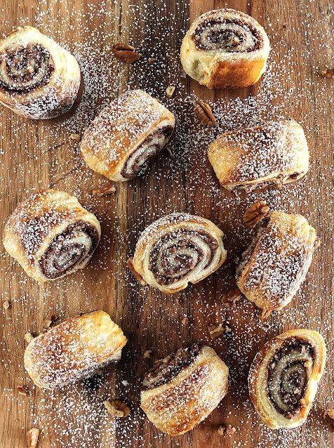 Puff Pastry Nutella Swirls