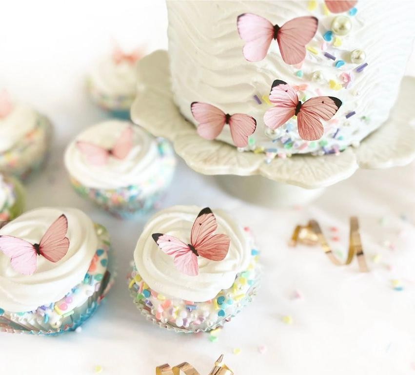 Pulled Sugar Butterflies for Cupcake Decor