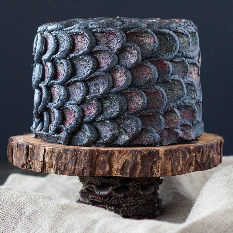 Pulled Sugar Dragon Scales for Fantasy Cakes