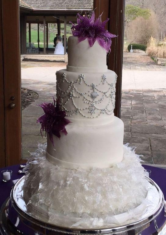 Pulled Sugar Feathers for Wedding Cakes