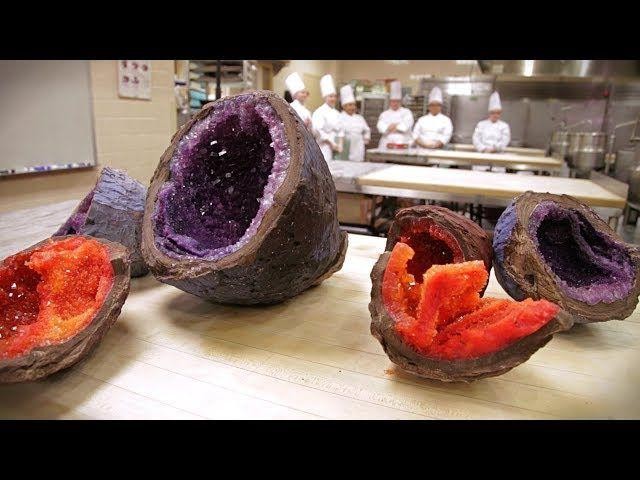Pulled Sugar Geodes for Showstopper Desserts