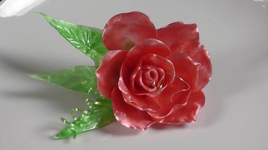 Pulled Sugar Rose Decorations