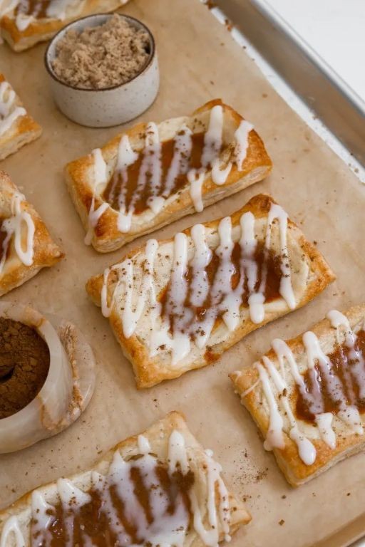 Pumpkin Cream Cheese Danish Pastries