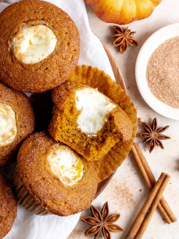 Pumpkin Cream Cheese Muffins