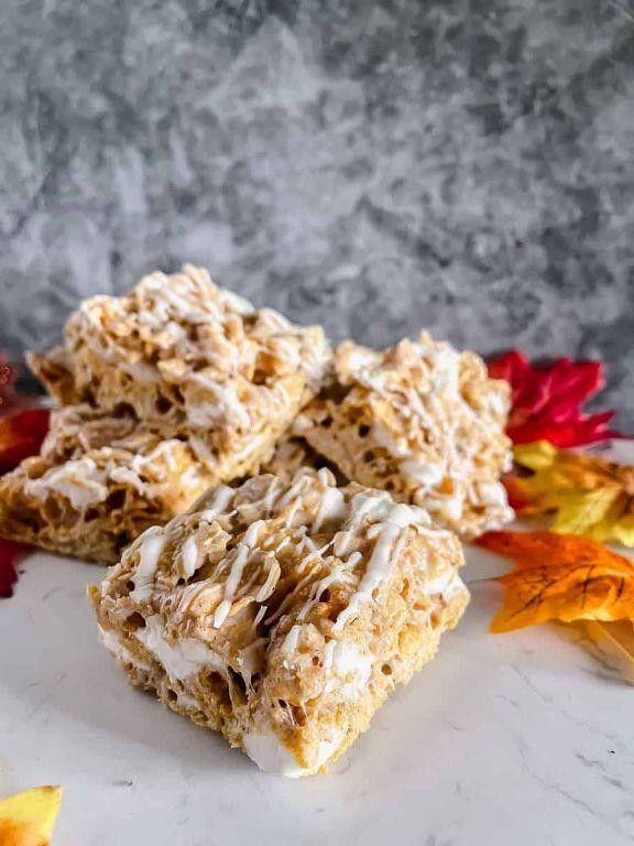 Pumpkin Spice Cereal Bars