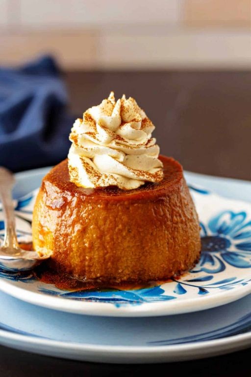 Pumpkin Spice Flan for Autumn Delights