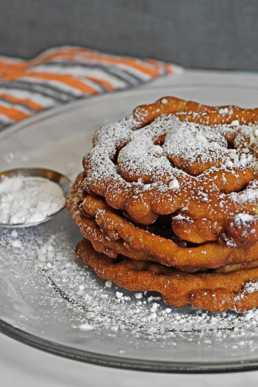 Pumpkin Spice Funnel Cake