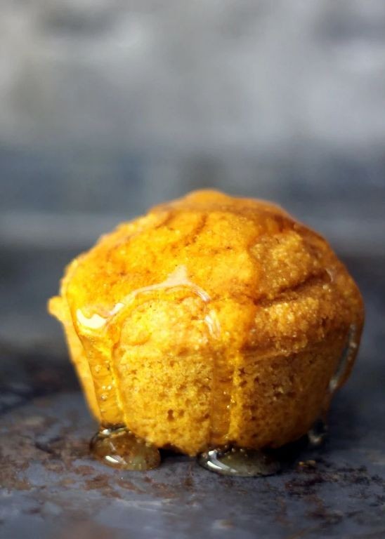 Pumpkin Spice Sweet Cornbread Muffins