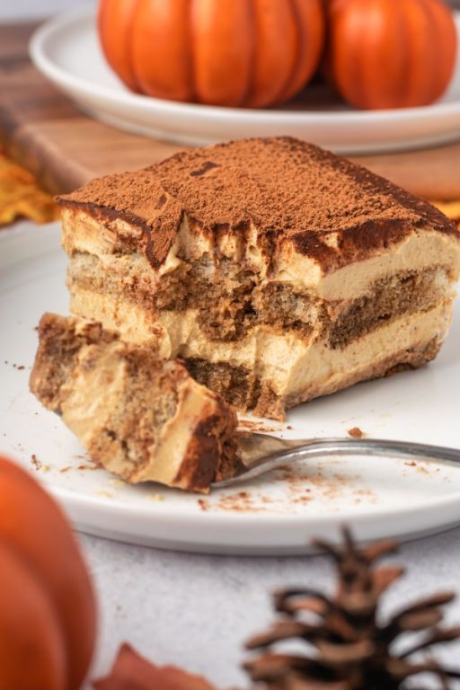 Pumpkin Spice Tiramisu for Fall