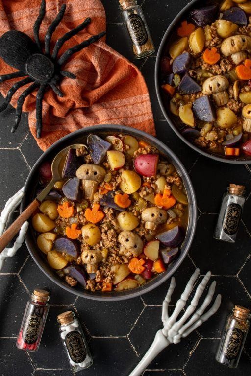 Pumpkin and Black Bean Witch