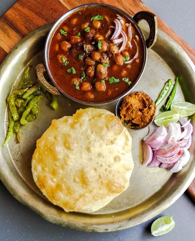 Punjabi Chole with Bhature
