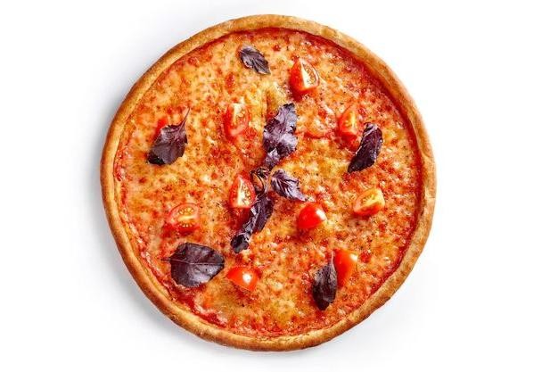 Purple Basil Margherita Pizza