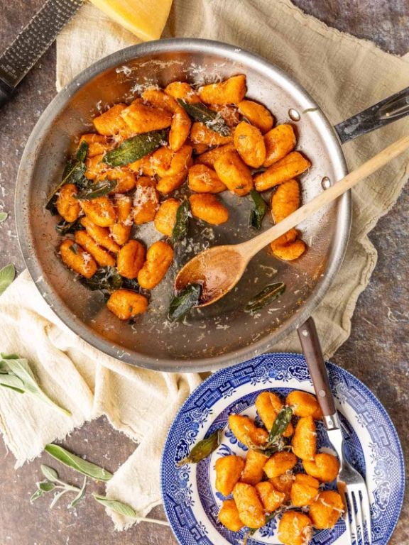 Purple Sweet Potato Gnocchi with Sage Brown Butter