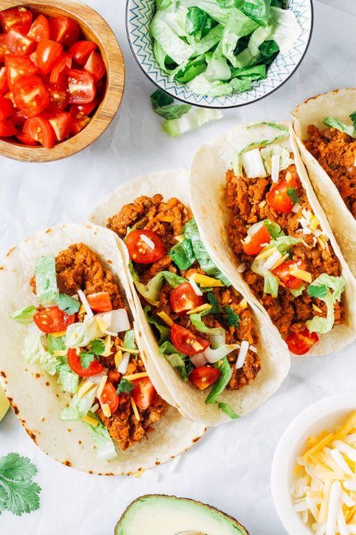 Quick Canned Lentil Tacos