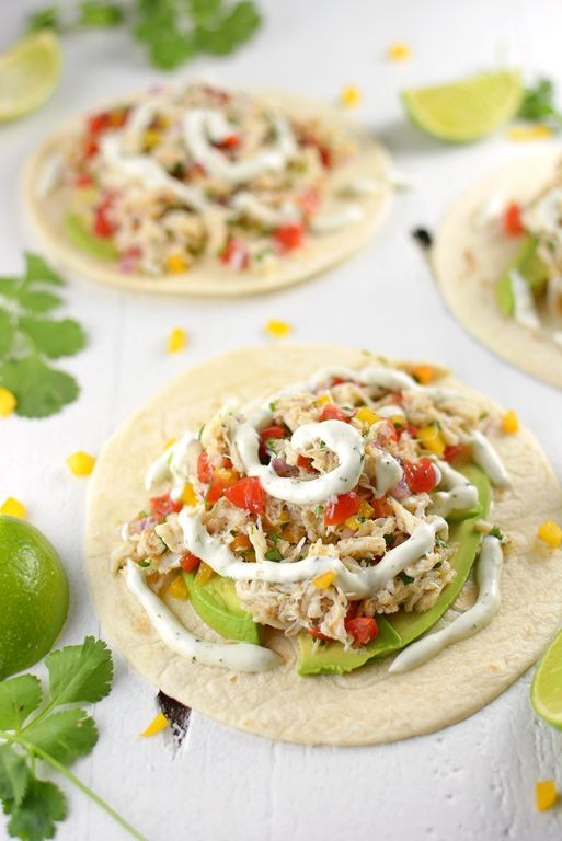 Quick Crab Meat Tacos