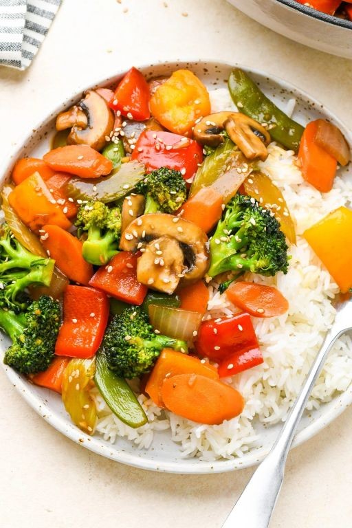 Quick Gluten Free Veggie Stir Fry