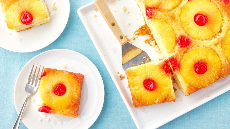 Quick Pineapple Upside-Down Cake